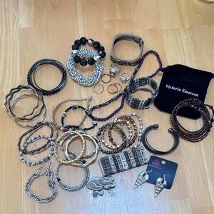 Costume Jewelry Bundle! Includes Victoria Emerson wrap bracelet!